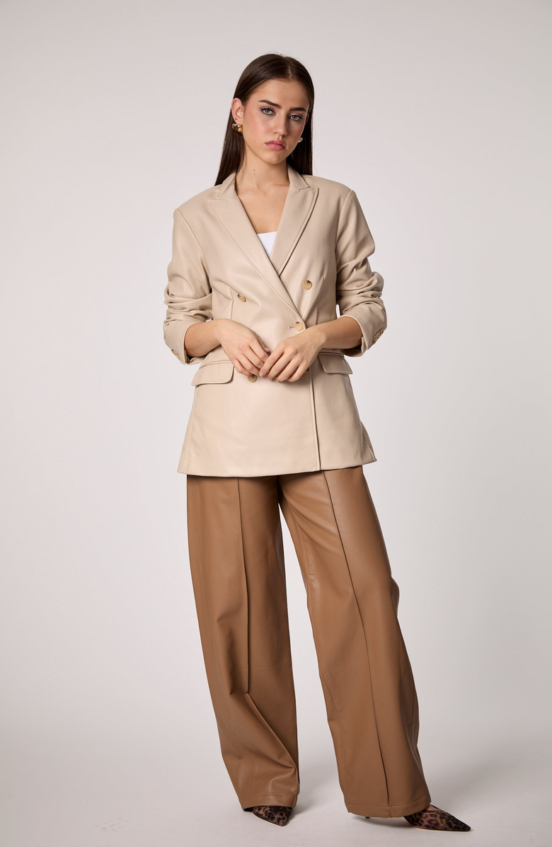 BLUE REVIVAL Your Ex Boyfriends Blazer, Alternate, color, Bone