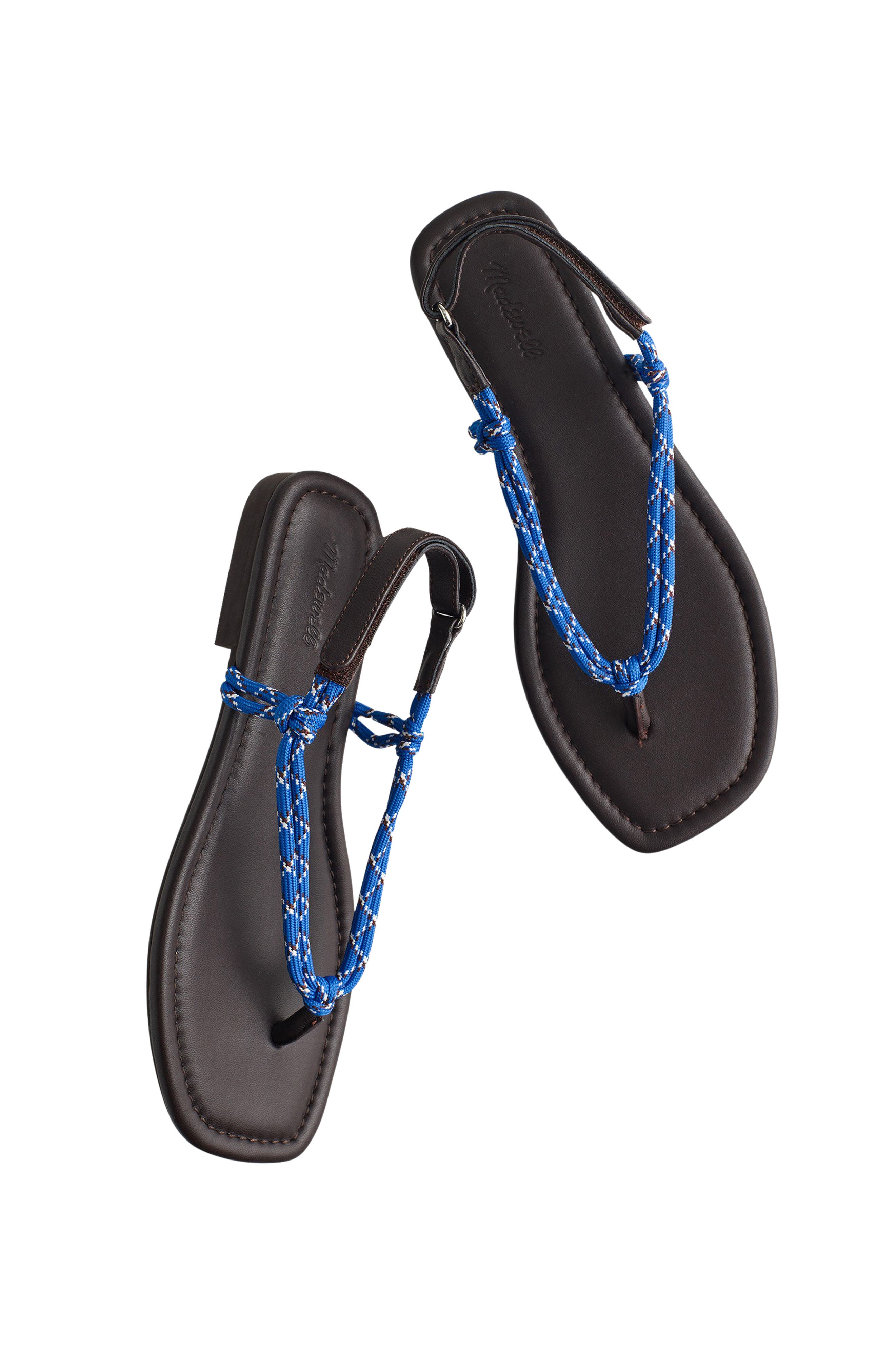 Madewell The Aliyah Paracord Thong Sandal, Alternate, color, Retro Blue