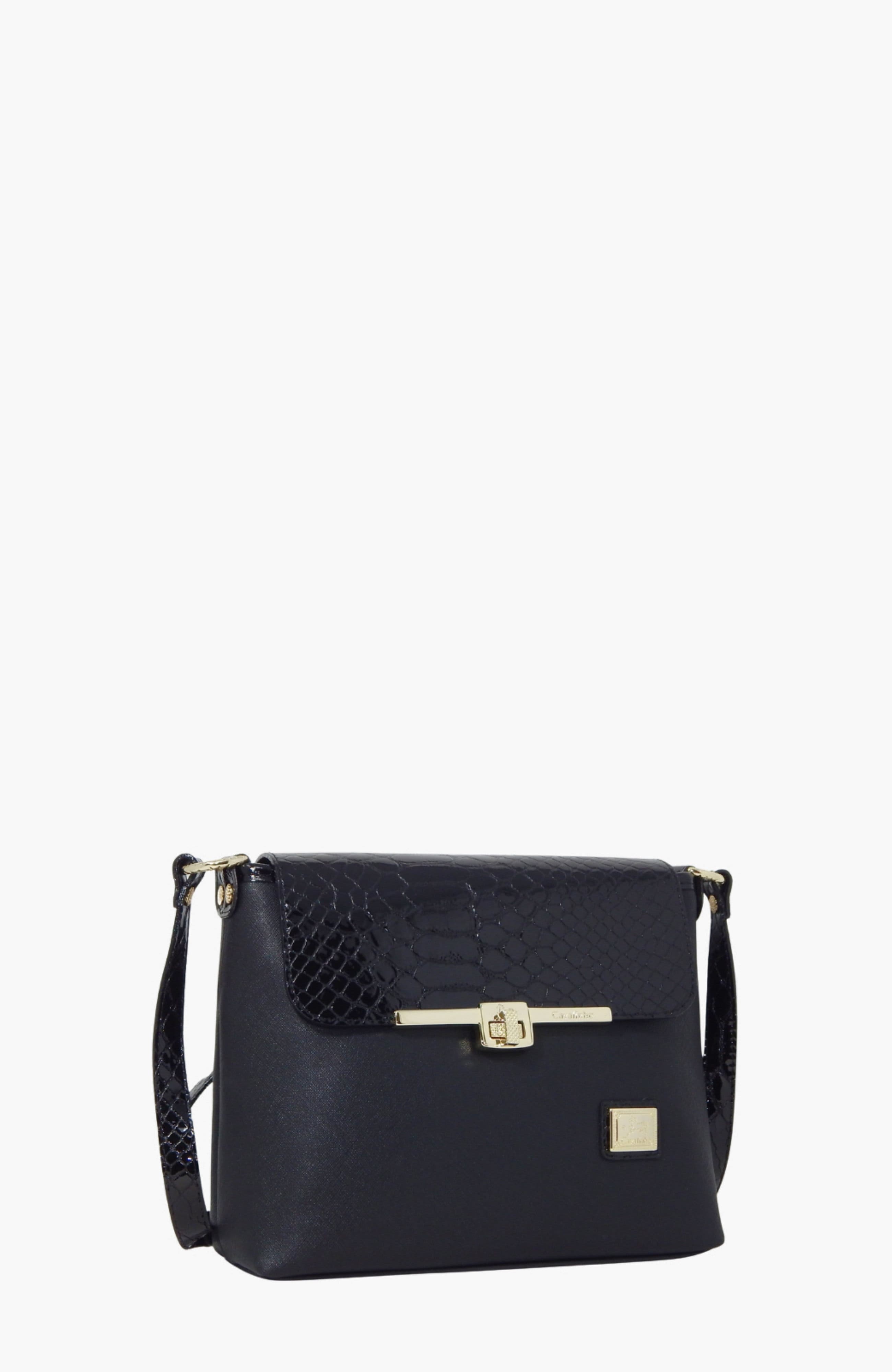 Cherry Blossom 406 Crossbody Bag, Alternate, color, Black
