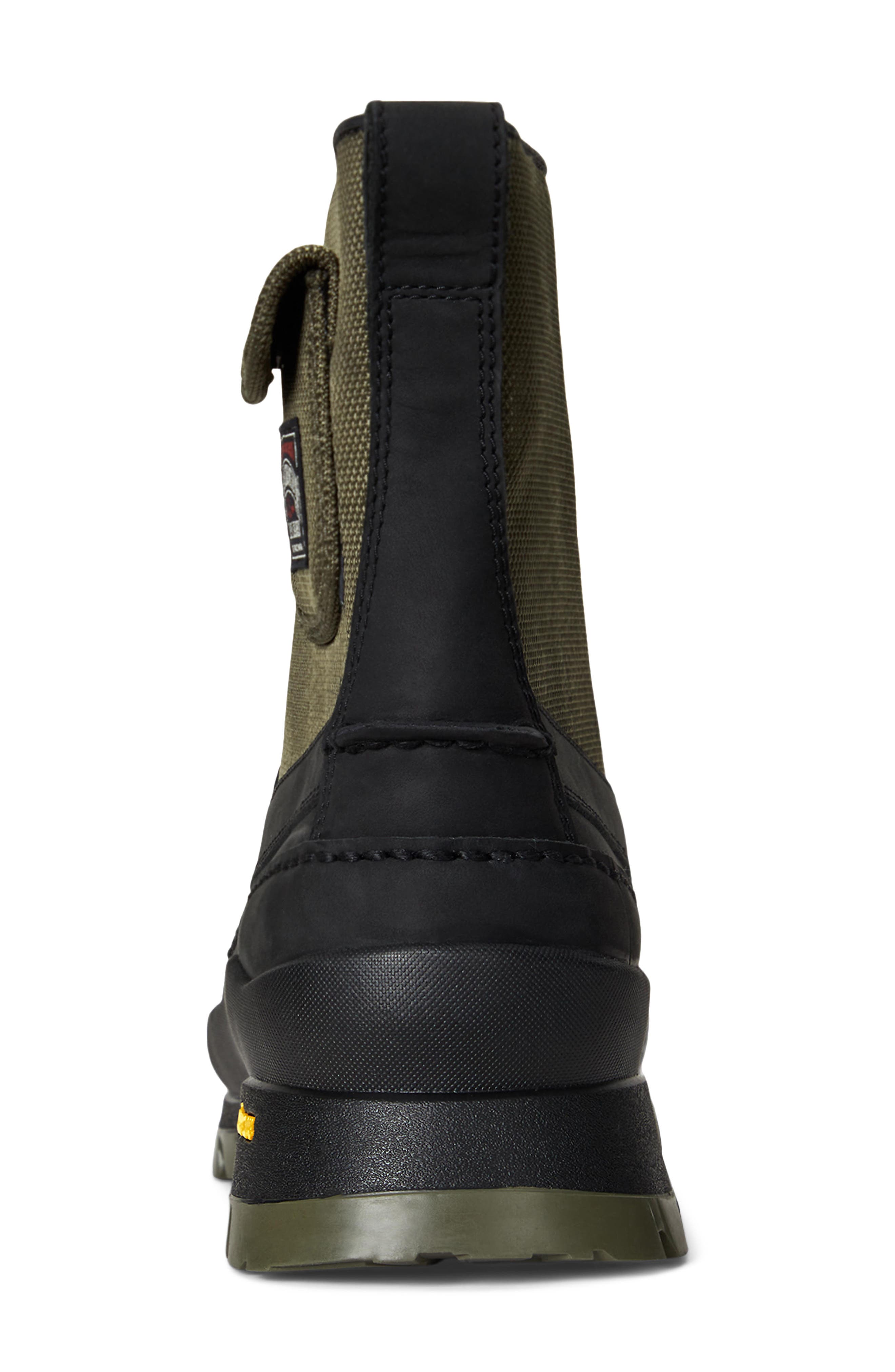 Polo Ralph Lauren Logan Lace-Up Boot, Alternate, color, Black/ Olive
