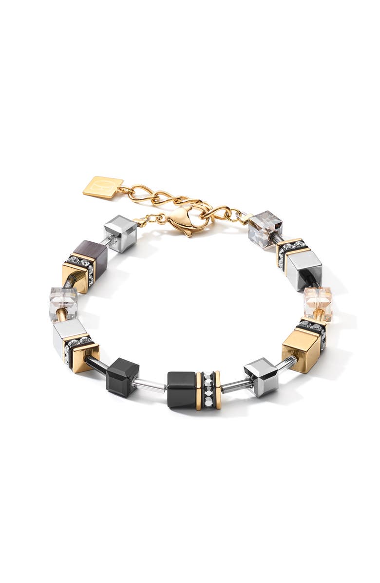 COEUR DE LION Geocube Bracelet, Main, color, Grey