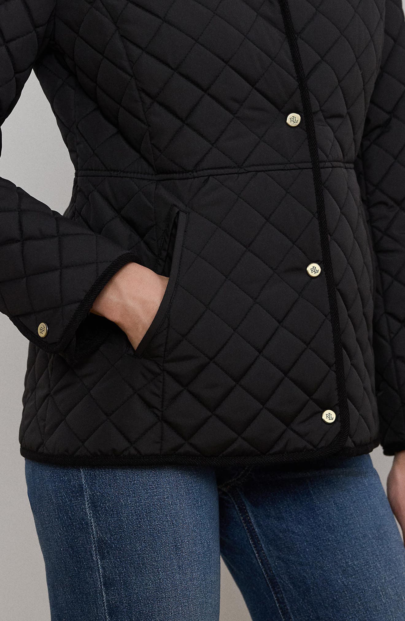 Lauren Ralph Lauren Icon Quilted Blazer (Women) | Nordstrom