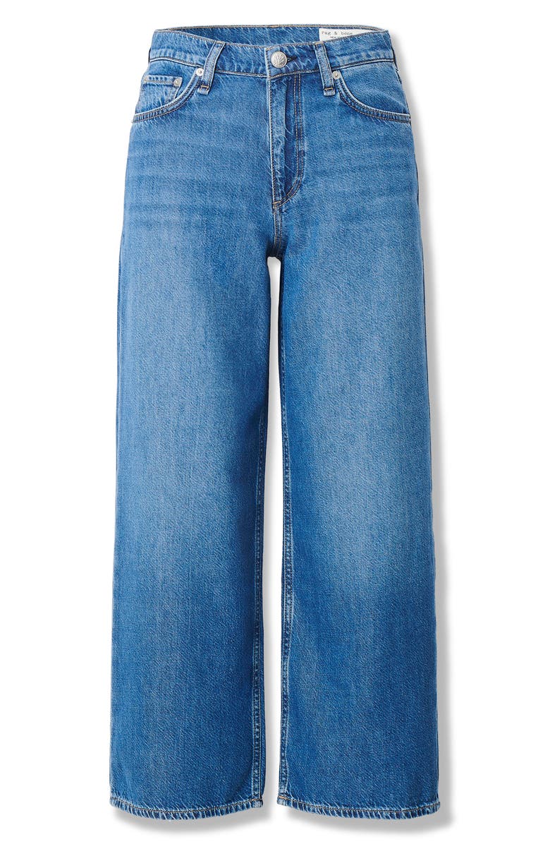 rag & bone Featherweight Andi Ankle Wide Leg Jeans, Alternate, color, Millerton
