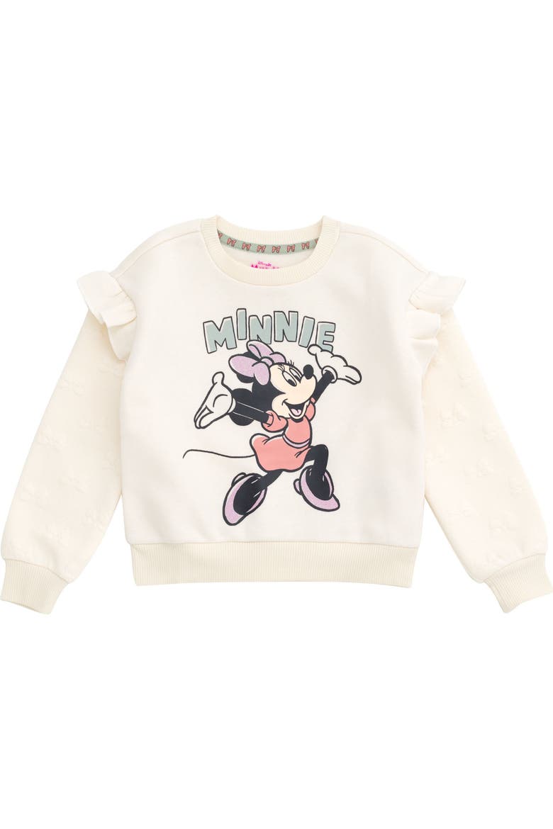 Minnie Mouse Fleece Sweatshirt and Pants Set, Alternate, color, Minnie Tusk Aqua