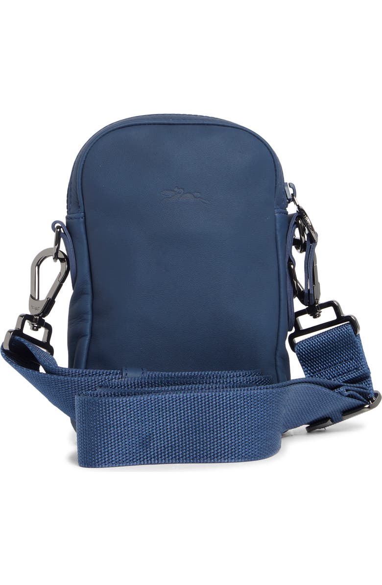 Longchamp Parisis Extra Small Leather Crossbody Bag, Alternate, color, Baltik