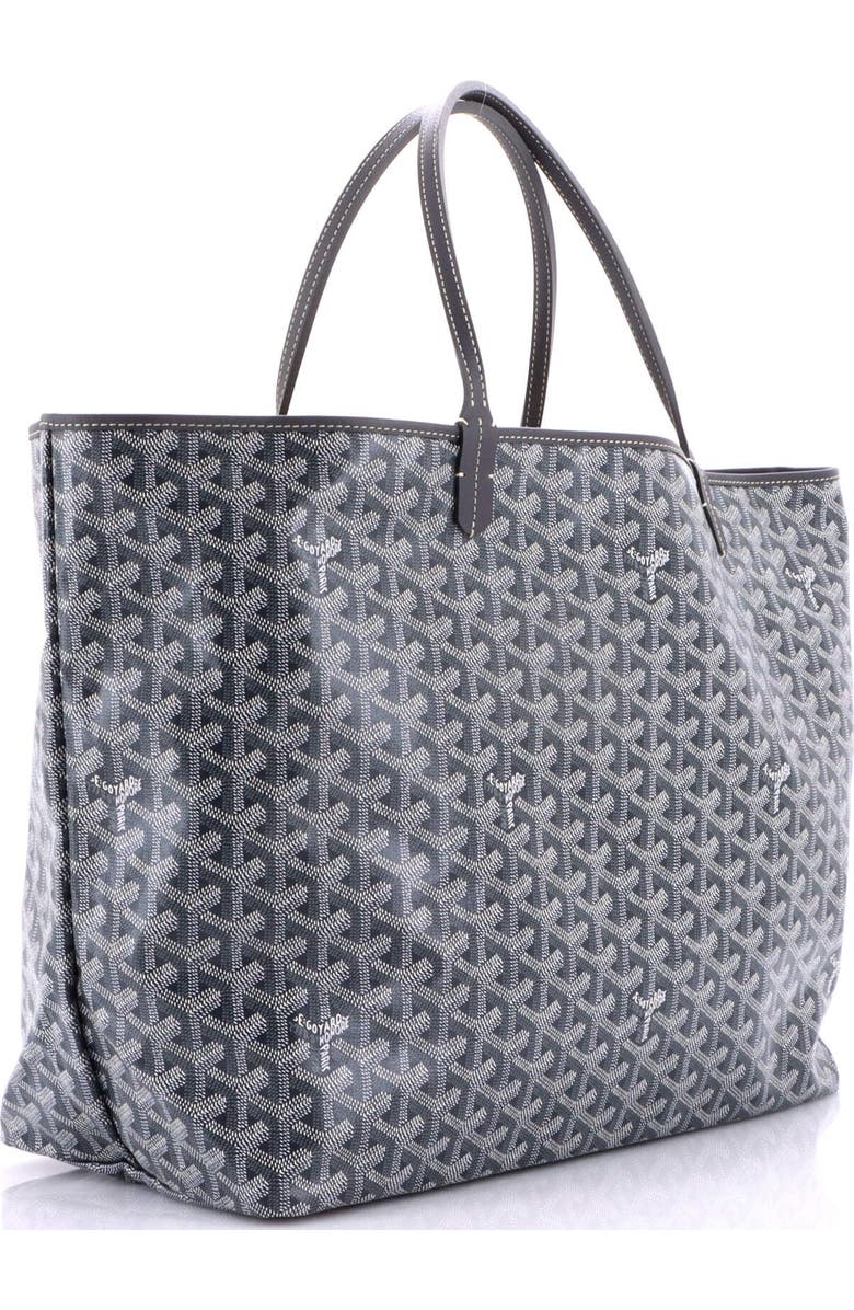 Pre-Owned Goyard Saint Louis Tote Coated Canvas GM, Alternate, color, Gray