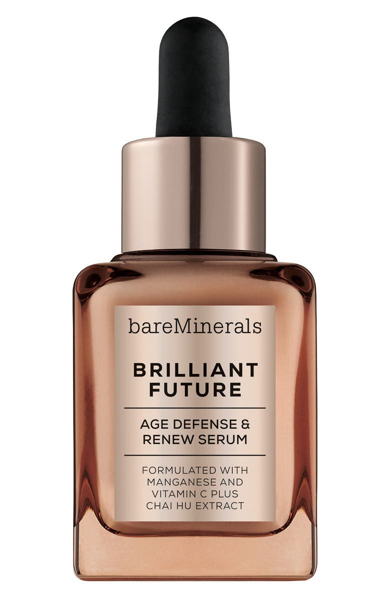 bareMinerals<sup>®</sup> Brilliant Future<sup>™</sup> Age Defense & Renew Serum, Main, color, 