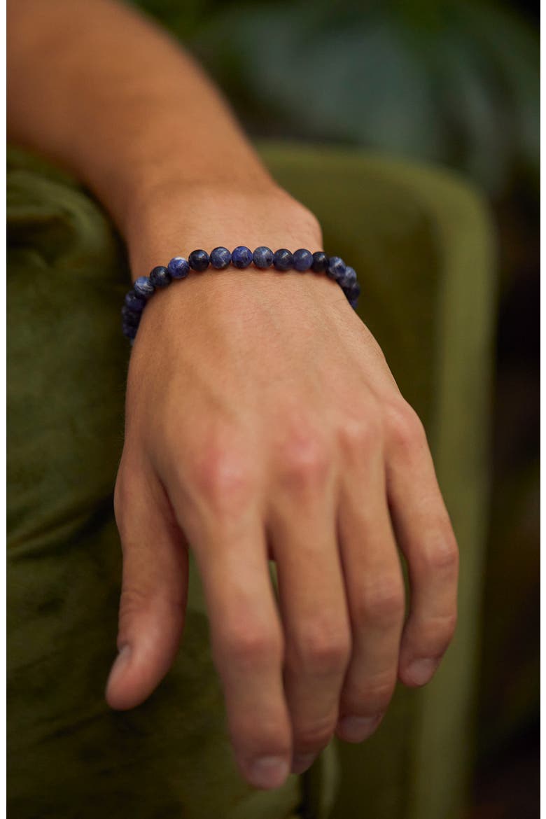 Lapis Lazuli Bead Bracelet, Alternate, color, LAPIS LAZULI
