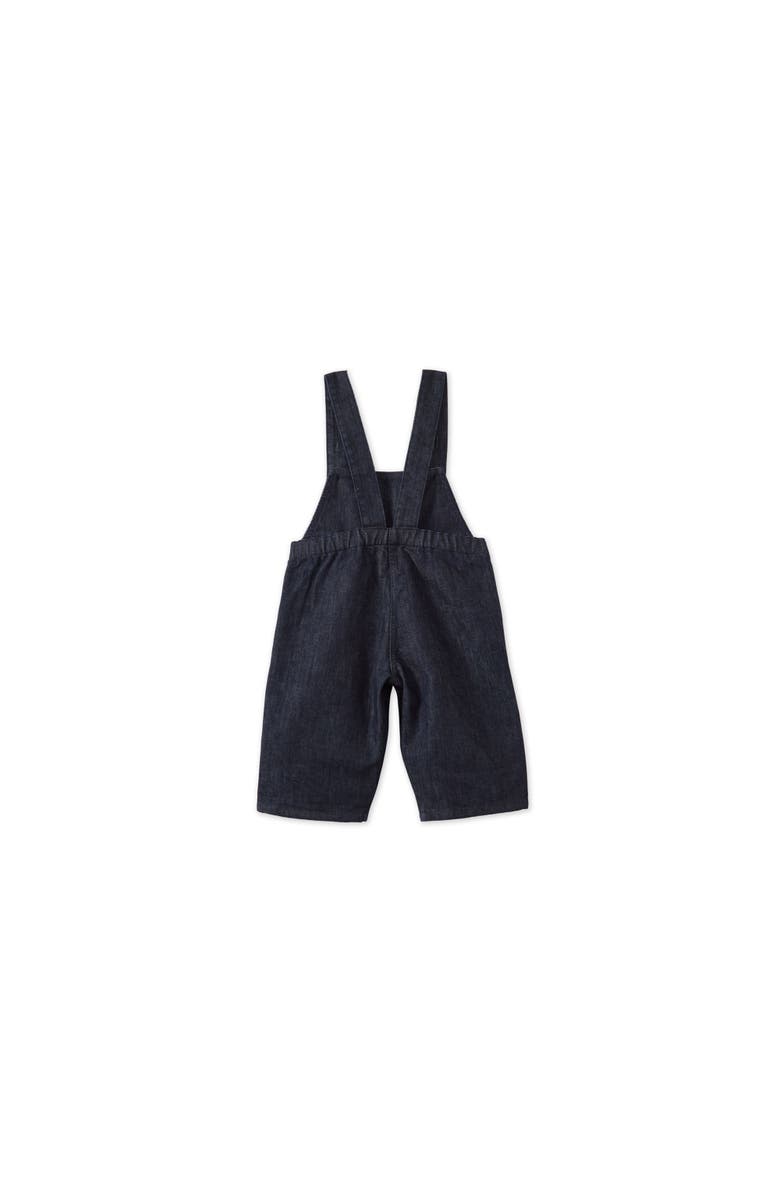Vild House of Little Organic Denim Dungarees, Alternate, color, Blue