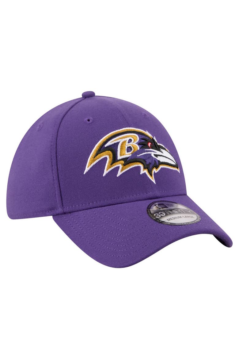 Men's New Era  Purple Baltimore Ravens Core Team 39THIRTY Flex Hat, Alternate, color, Purple