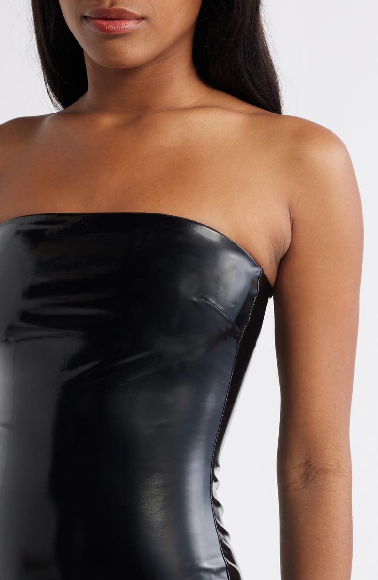 Naked Wardrobe Strapless Minidress, Alternate, color,