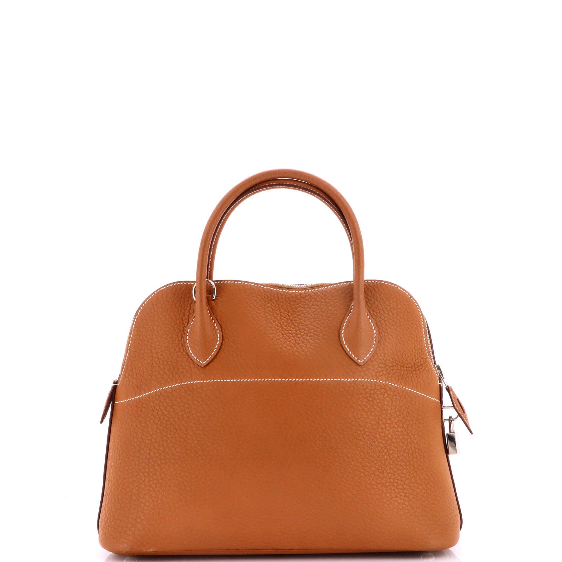 Pre-Owned Hermes Bolide Bag Fjord 31, Alternate, color, Gold