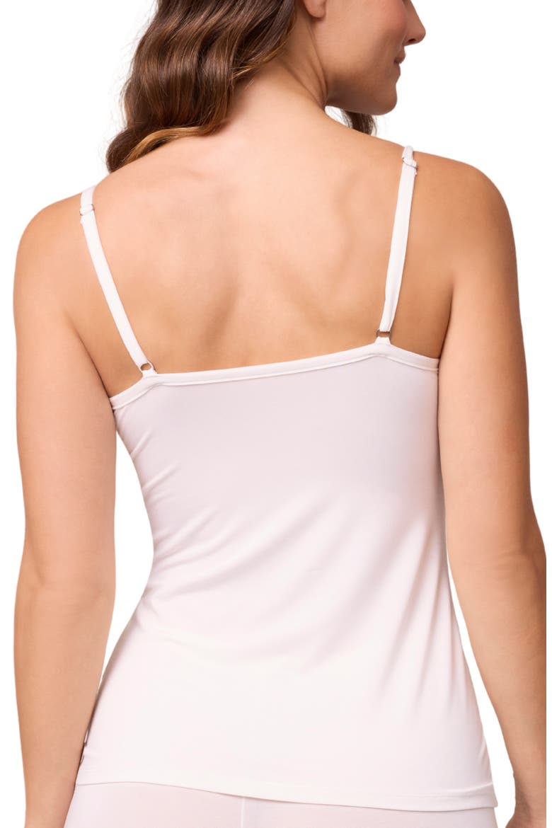 Bodybliss Lace Trim Camisole, Alternate, color, IVORY