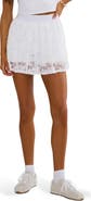 Beach Riot Irina Lace Pleated Miniskort