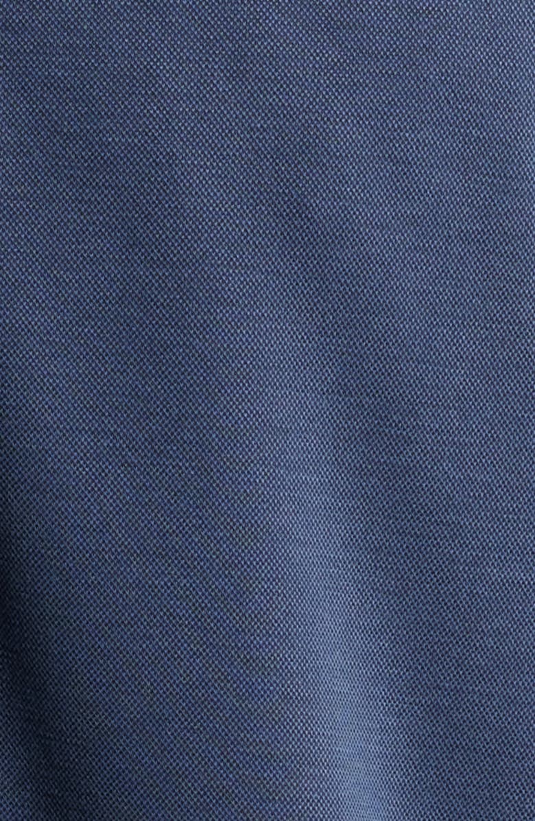 Johnston & Murphy Vintage Wash Knit Button-Up Shirt, Alternate, color, Navy