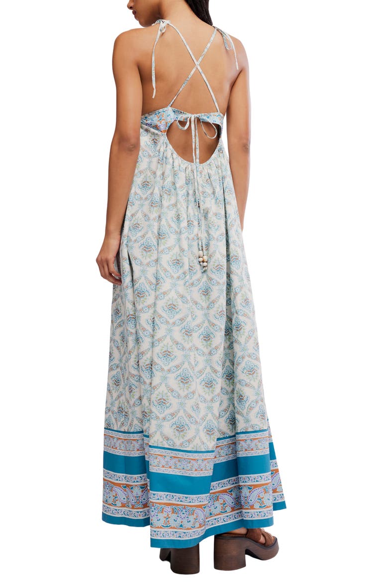 Sorrento Stroll Print Maxi Dress, Alternate, color, IVORY COMBO