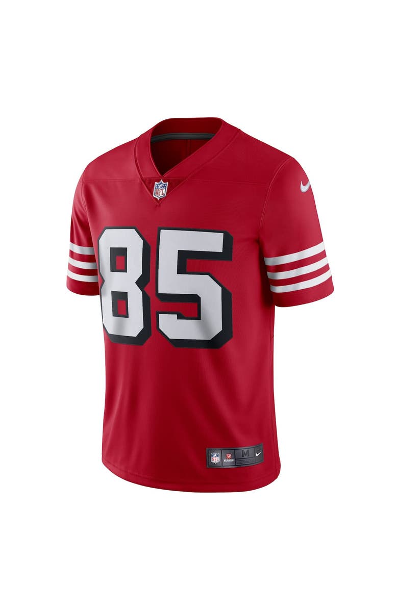 Nike Men's Nike George Kittle Red San Francisco 49ers Alternate Vapor Limited Player Jersey, Alternate, color, 