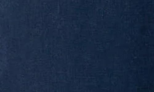 Gibsonlook Crop Wide Leg Linen Blend Pants In Navy
