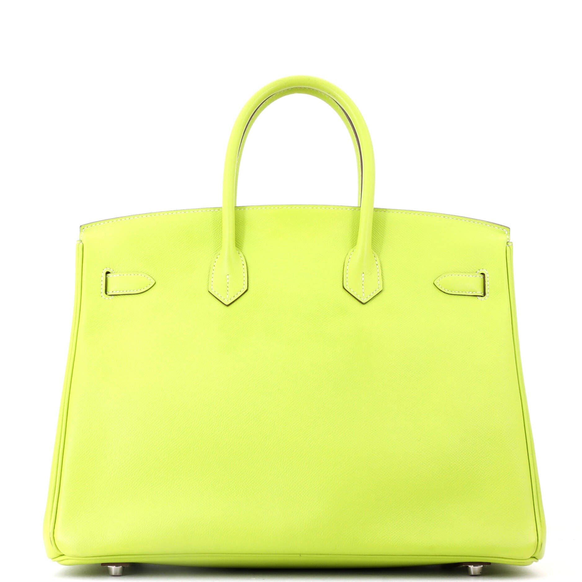 Pre-Owned Hermes Candy Birkin Bag Epsom 35, Alternate, color, Candy - Kiwi/Lichen
