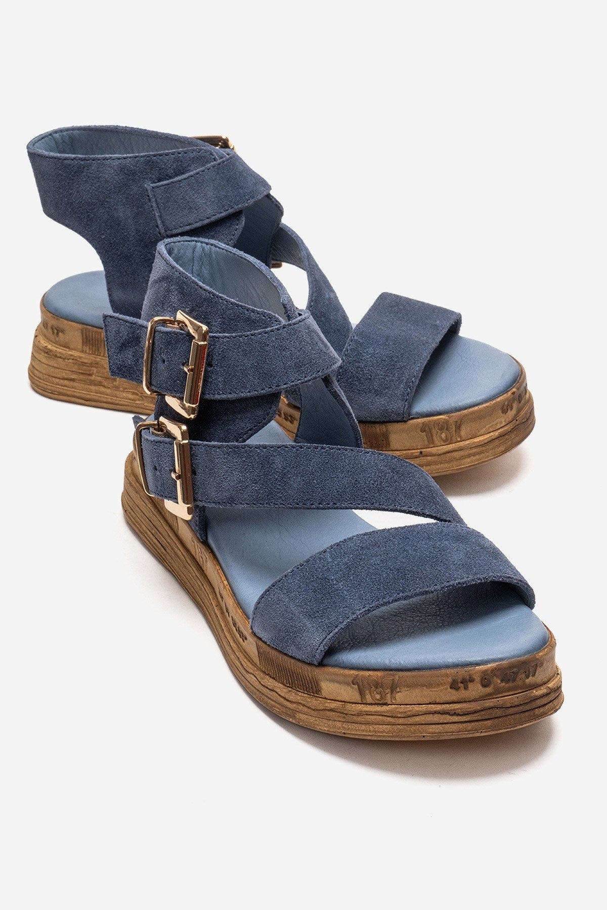  Demin Blue Suede