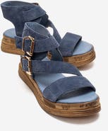 Forever & Always Shoes Lorentis Leather Double Buckle Sandal