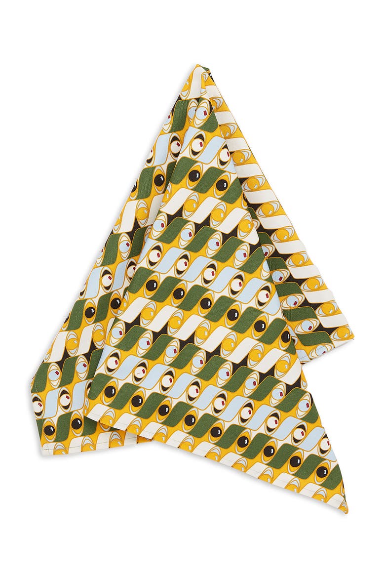 Dishtowel 50X70 Third Eye Yellow, Main, color, Third Eye Yellow