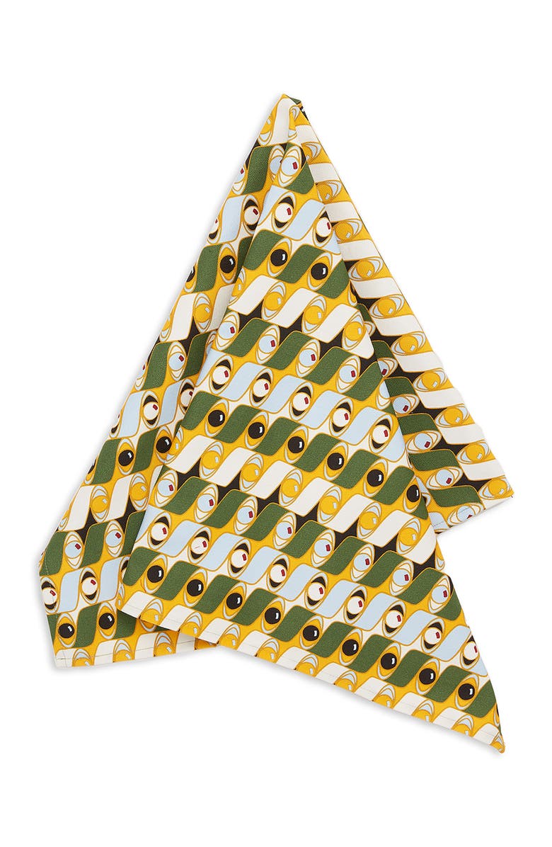 La DoubleJ Dishtowel 50X70 Third Eye Yellow, Main, color, 