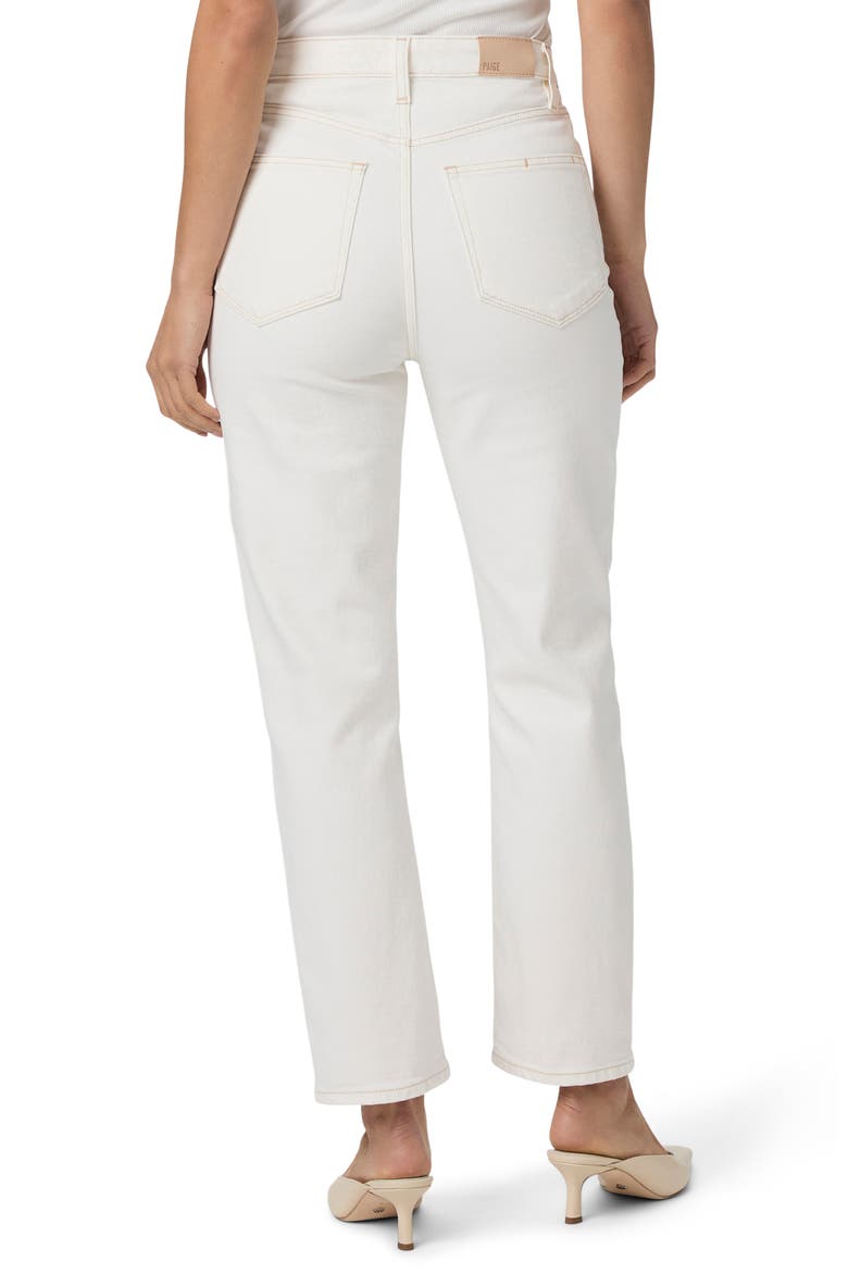 Billy High Waist Crop Straight Leg Jeans, Alternate, color, TOASTED ECRU