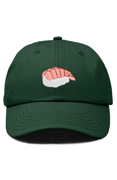 Shrimp Sushi Embroidered Dad Cap