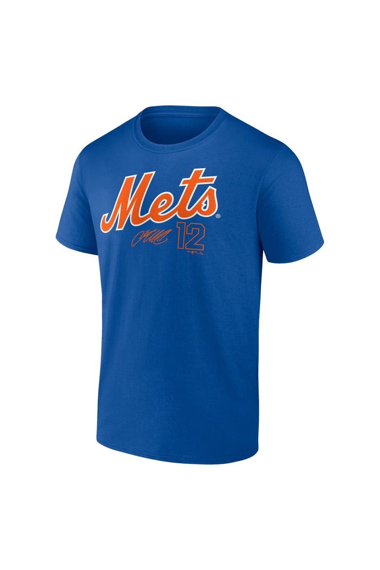 Men's Fanatics Branded Francisco Lindor Royal New York Mets Player Name & Number T-Shirt, Alternate, color, Royal