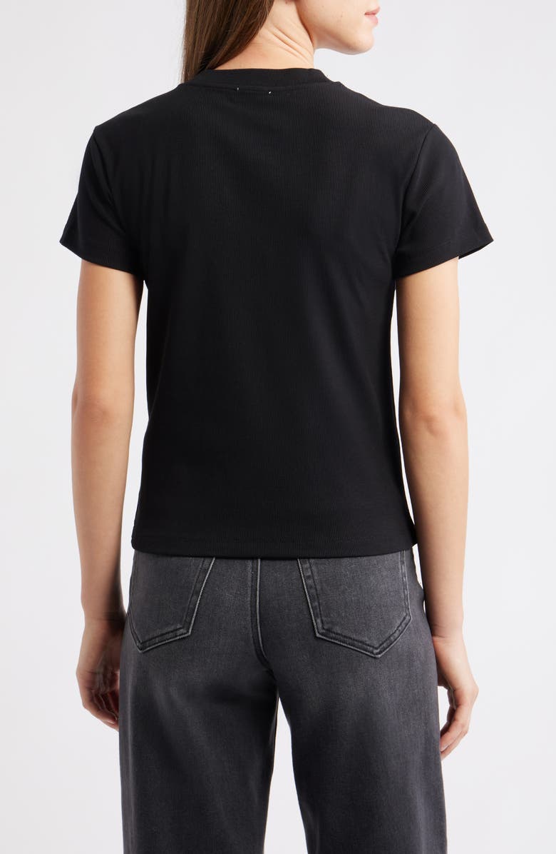 Mavi Jeans Slim Fit Stretch Cotton T-Shirt, Alternate, color, Black