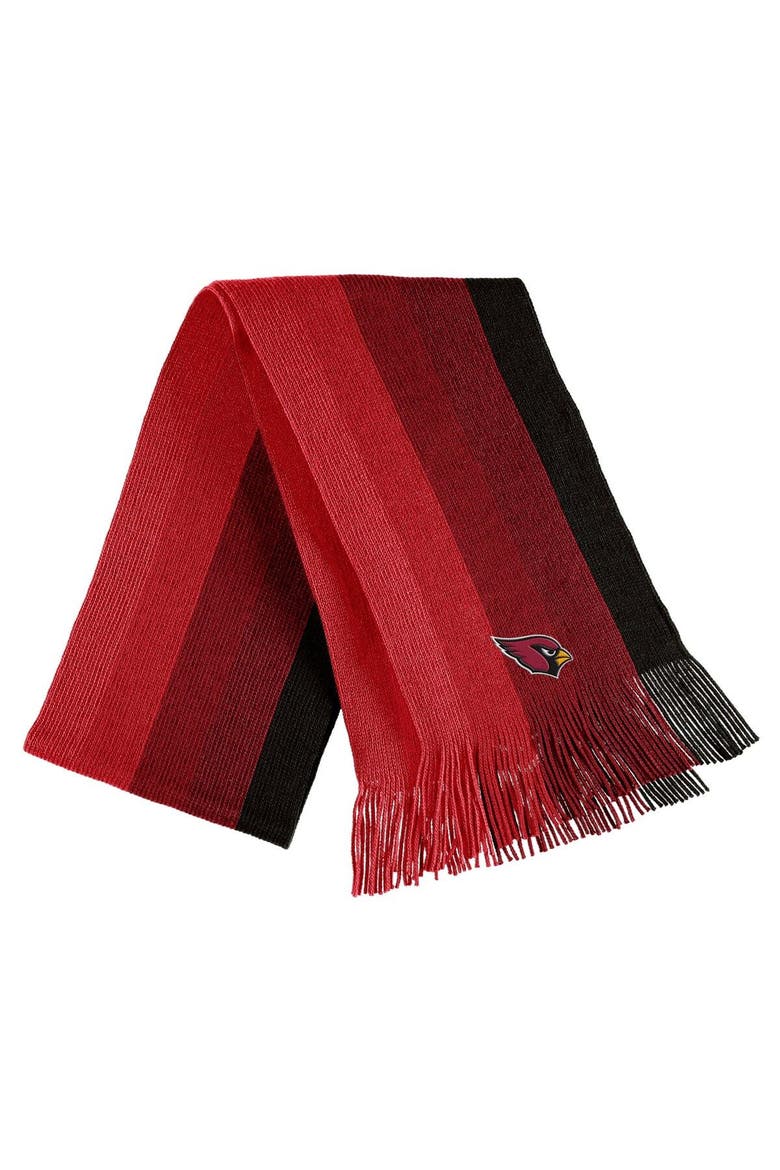 Women's WEAR by Erin Andrews Cardinal Arizona Cardinals Ombre Pom Knit Hat and Scarf Set, Alternate, color, Cardinal