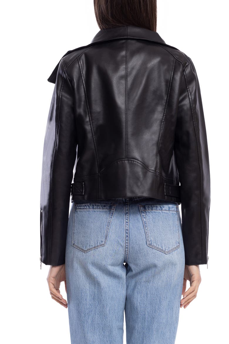 Faux Leather Moto Jacket, Alternate, color, BEST IN SHOW