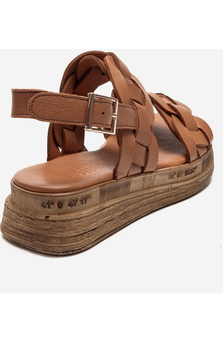 Forever & Always Shoes Elvoro Leather Sandal, Alternate, color, Cognac