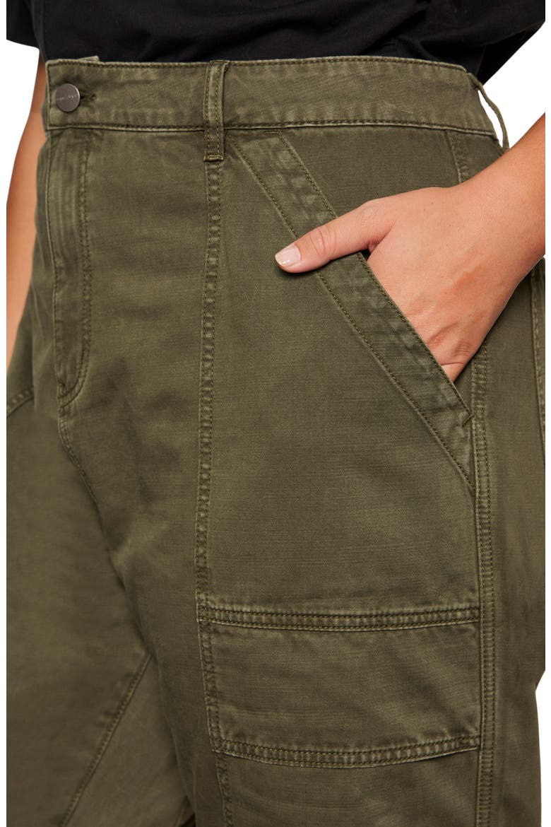Boyfriend Ankle Utility Pants, Alternate, color, KALAMATA