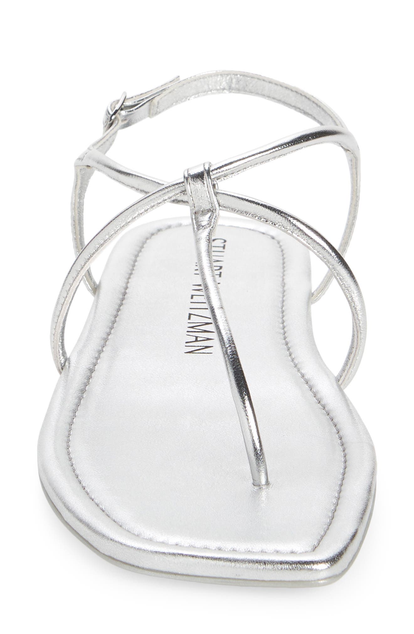 Stuart Weitzman Matilda Metallic Sandal, Alternate, color, 