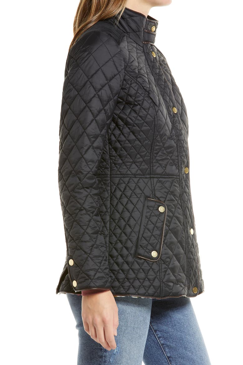 Newdale Quilted Jacket, Alternate, color, TRUE BLACK