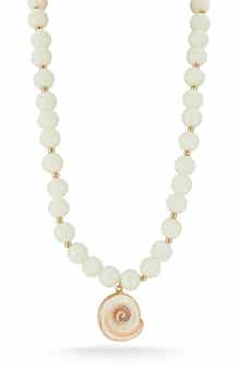 SPHERA MILANO Shell Pendant Necklace