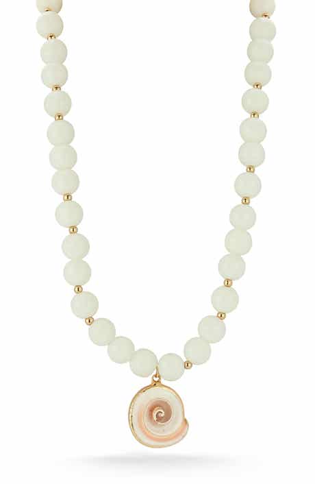 SPHERA MILANO Shell Pendant Necklace