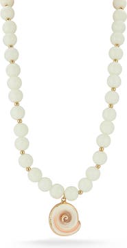 SPHERA MILANO Shell Pendant Necklace