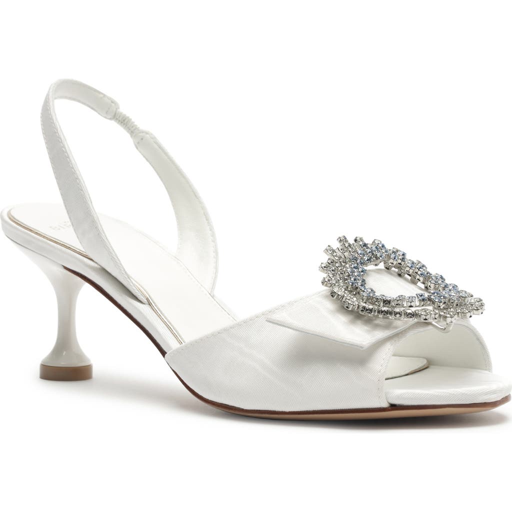Alexandre Birman Easy Madelina Slingback Sandal In White