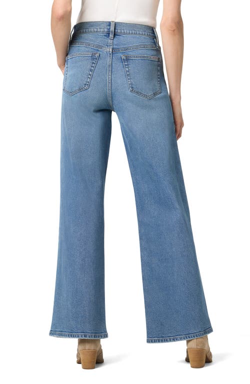 Joe's High Waist Wide Leg Jeans In Blue