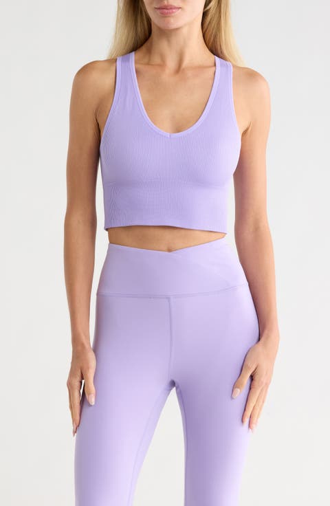 Rib Seamless Highline V-Neck Tank