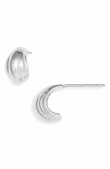 Nordstrom Demi Fine Teardrop J-Hoop Earrings