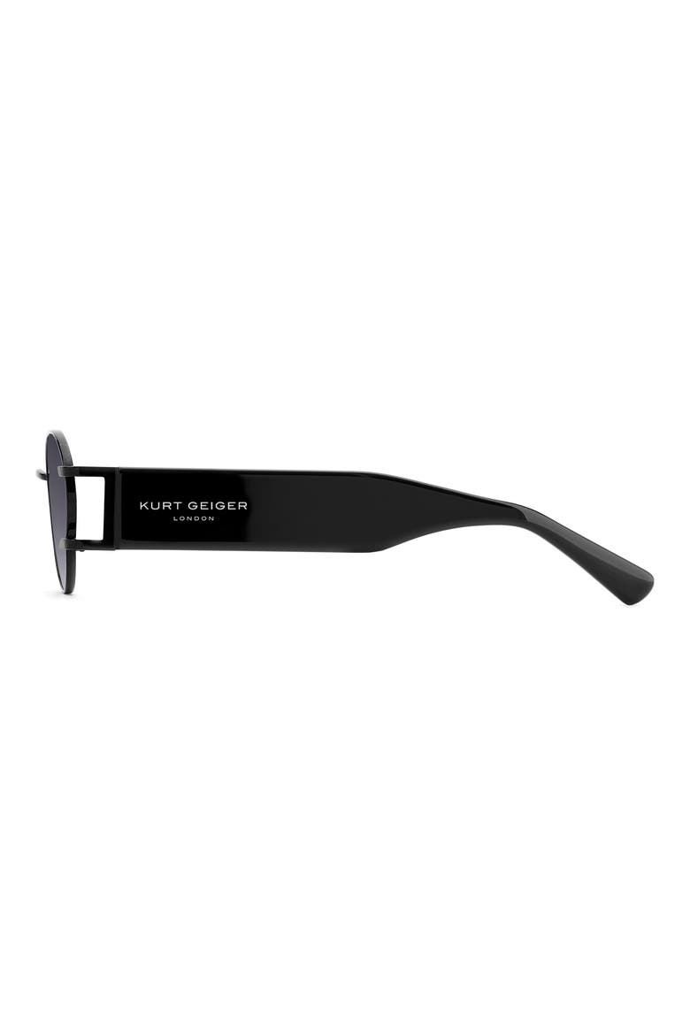 54mm Rectangular Sunglasses, Alternate, color, BLACK/ DARK GREY SF