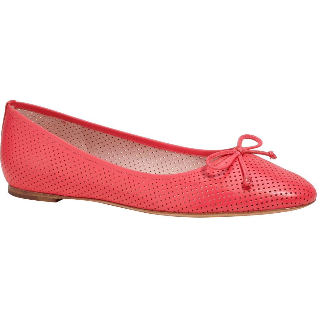 Kate Spade Veronica Bow Perforated Ballerina Flats