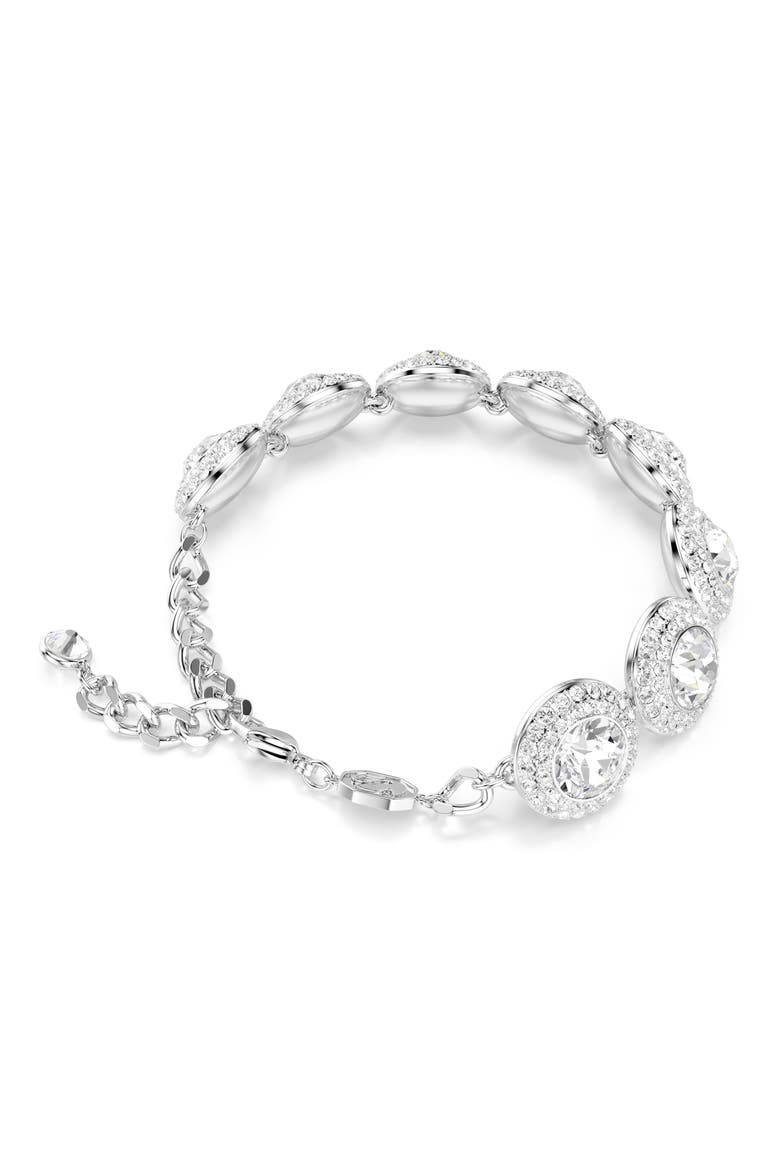 Una Angelic Crystal Bracelet, Alternate, color, WHITE/ SILVER