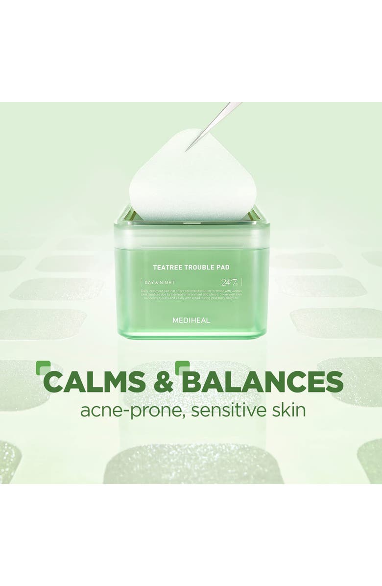 MEDIHEAL Teatree Trouble Pads, Alternate, color, Mint