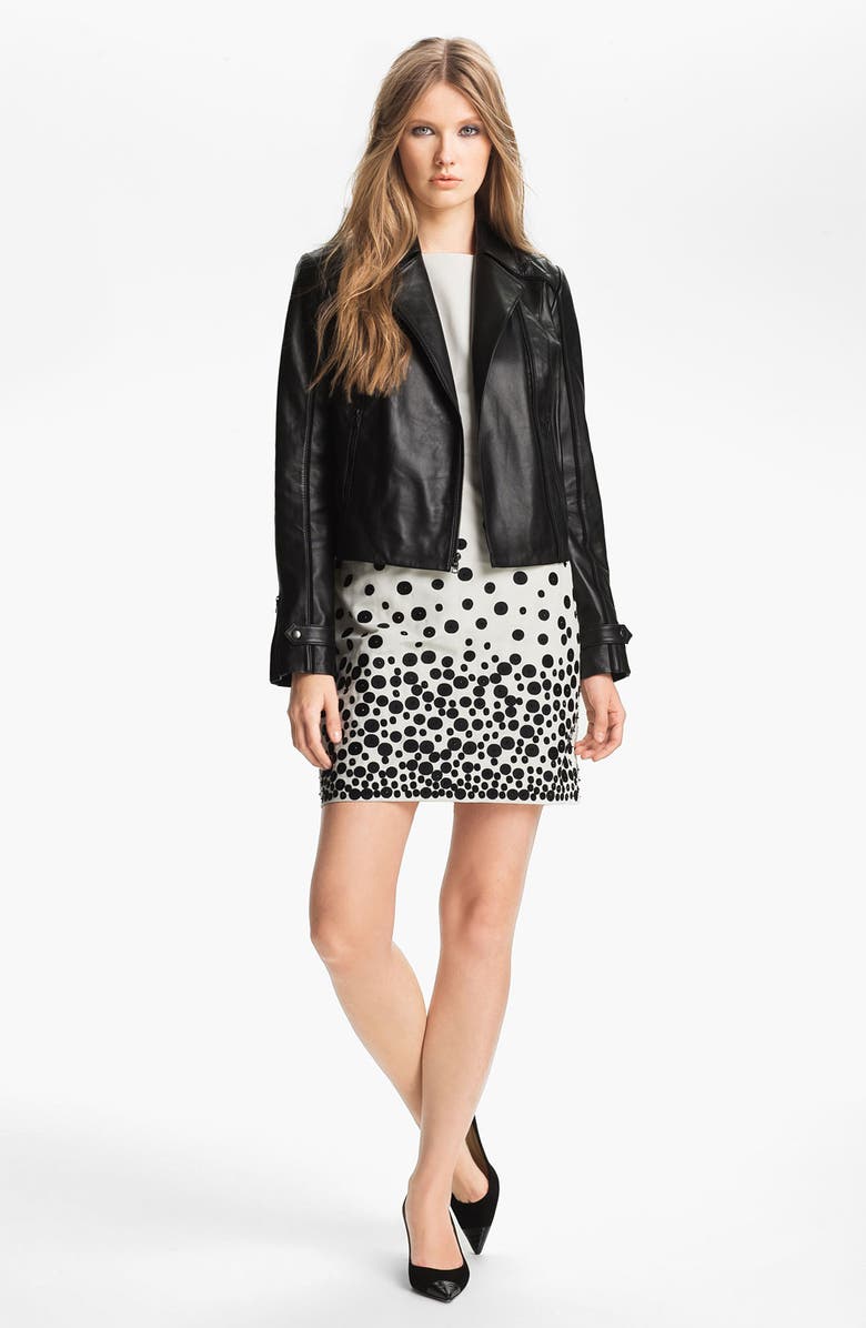 Miss Wu Embroidered Faille Dress, Alternate, color,