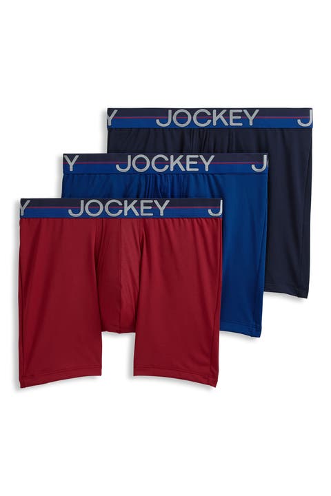 Men's Infinite Cool Microfiber Stretch 6" Boxer Brief - 3 Pack